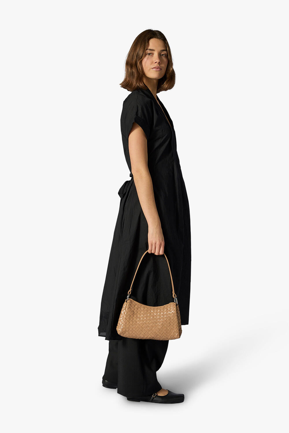 Salerno Eleonora skuldertaske - sand